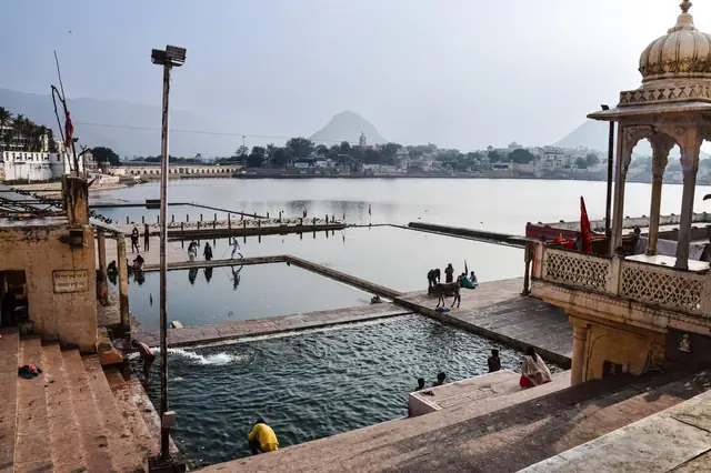 Ghats at Pushkar